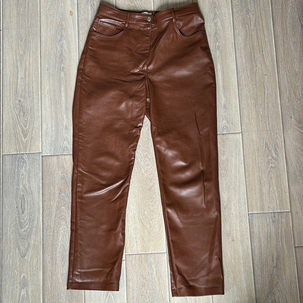 Wilfred Brown Straight Leg Pants